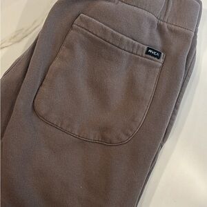 RVCA Men's Brown Joggers Medium